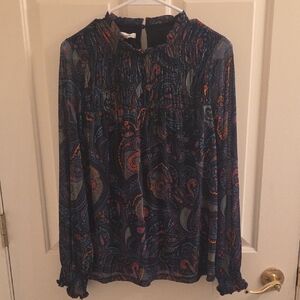 Maurices Multicolor Paisley Blouse